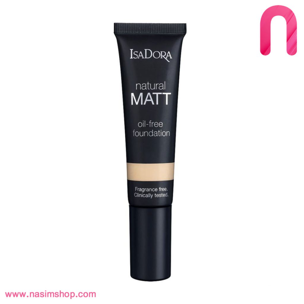 کرم پودر مات ایزادورا مدل IsaDora Natural Matt