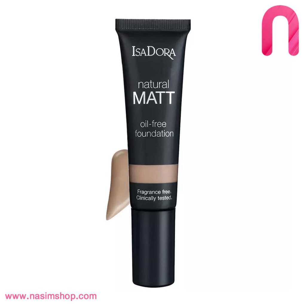کرم پودر مات ایزادورا مدل IsaDora Natural Matt2